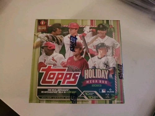 2023 Topps Holiday Baseball Mega Box Factory Sealed