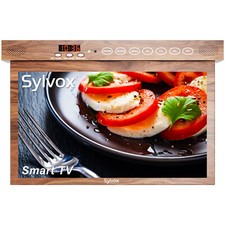 Sylvox 15.6inch Kitchen RV Under Cabinet TV Smart TV Google TV  180  Rotation