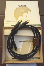 Wasatch Cable Works RCA-105-U 1.0M Pair Audio Interconnect