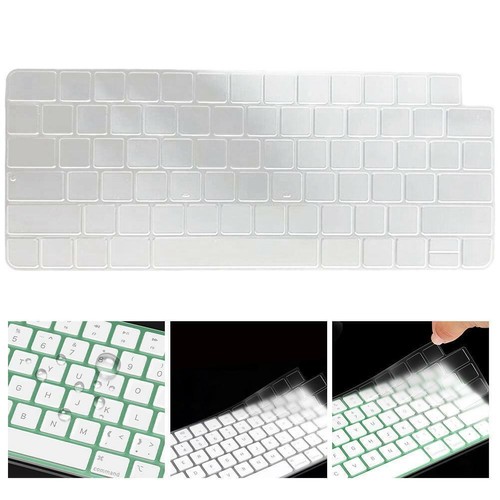 Transparent TPU Keyboard Cover Protector For iMac Magic 24 HOT Keyboard K6Q6 - Photo 11/12