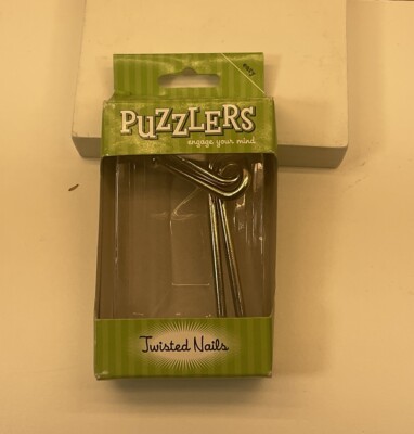 Puzzlers Twisted Nails Level Easy Game Vintage