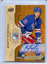 2018-19 Upper Deck Engrained Autographs #59 Brett Howden B