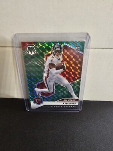 2021 Panini Mosaic - NFL Debut Mosaic Green Prizm #250 Kyle Pitts (RC)