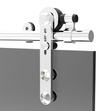 4-16FT Stainless Steel Sliding Door Track Har...