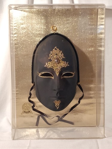 Wandbehang La Fucina dei Miracoli Venezianische Maske Made in Italy im Etui