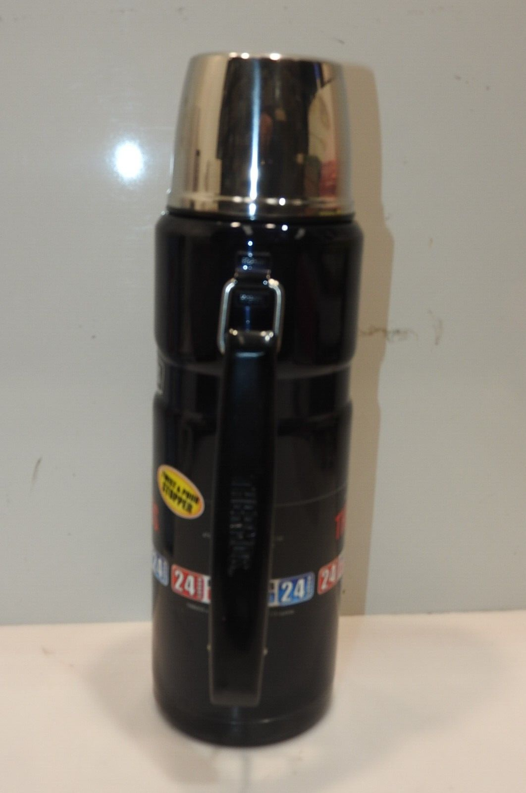 Thermos Stainless King Vacuum Insulated Flask, 1.2L, Midnight Blue