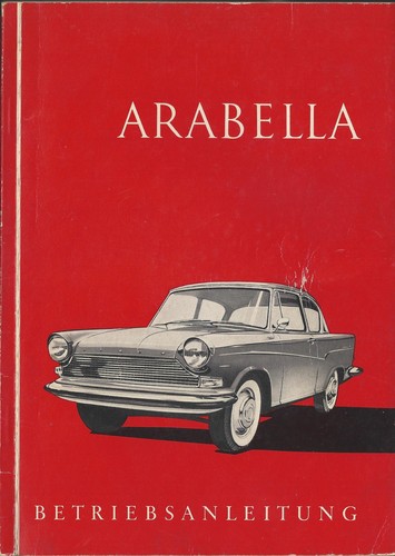 LLOYD ARABELLA Betriebsanleitung 1960 Bedienungsanleitung Handbuch Bordbuch BA - 第 1/6 張圖片