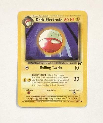 PSA 10 1st Edition Dark Raichu 83/82 Team Rocket Pokemon 2000