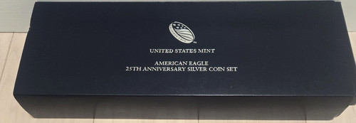 2011 American Eagle 25th Anniversary Silver Coin Set Box Only