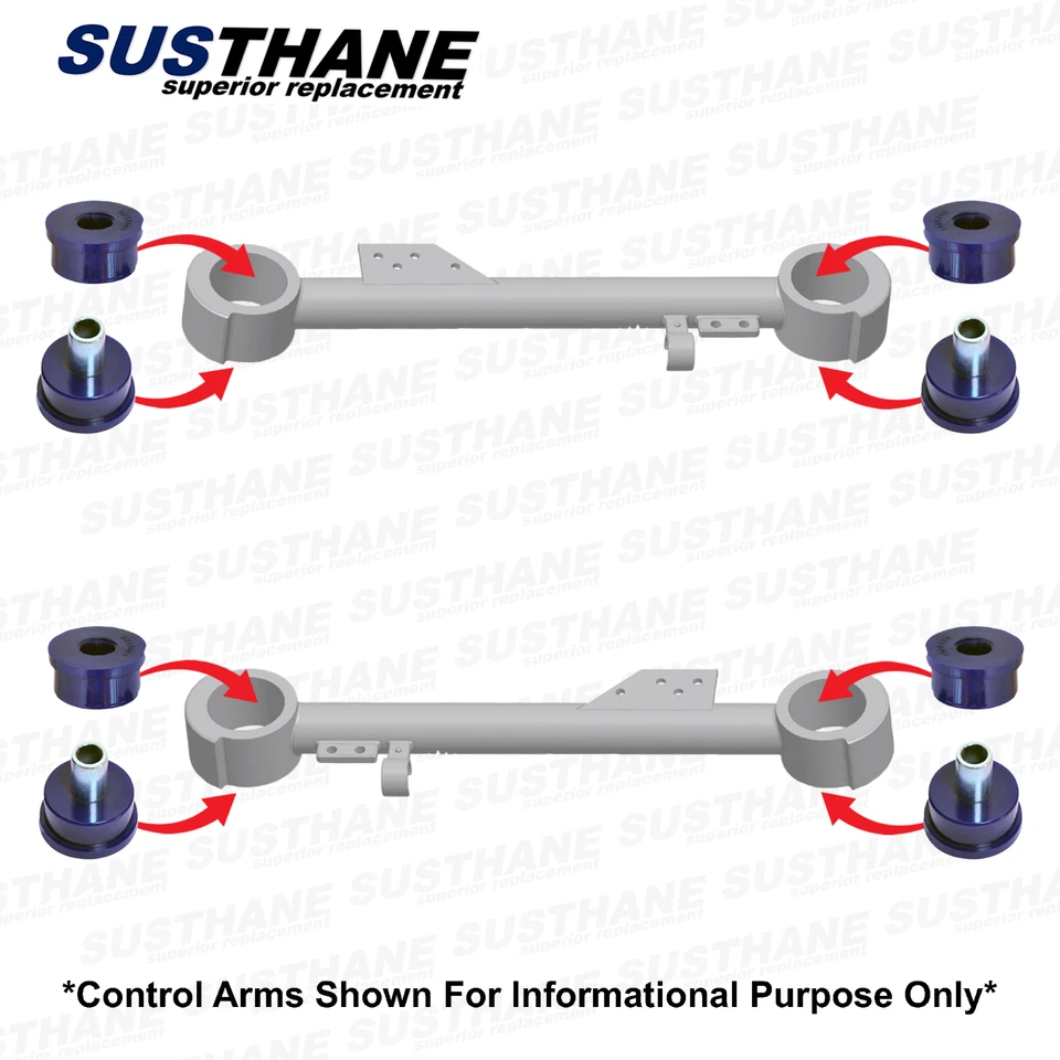 Rear Upper & Lower Control Trailing Arm Poly Bushings Kit 8pc for Pathfinder QX4 - Imagem 4 de 4