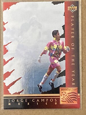 1994 Jリーグチャンピオン記念 V2カード JORGE CAMPOS MEXICO WC6 -Player Of The Year Upper Deck Card- World