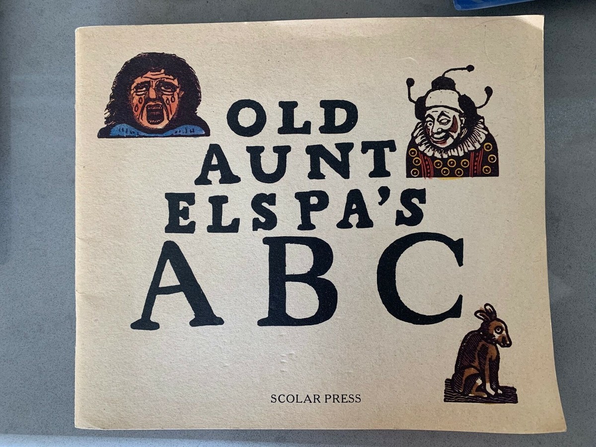 Old Aunt Elspa's ABC 1978 Reprint Children's Book Alphabet UK