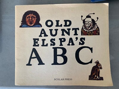Old Aunt Elspa's ABC 1978 Reprint Children's Book Alphabet UK