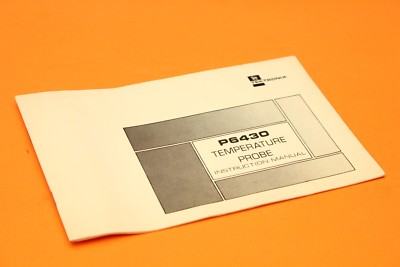 Tektronix P6430 Temperaturfühler Bedienungsanleitung Originaldruck Nicht Kopie
