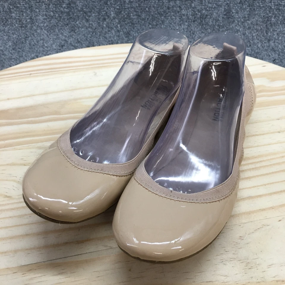 Kenneth Cole Reaction Zapatos Mujer 9.5M Toda la Verdad 2 Ballet Beige Imitación Cuero Foto 3 de 4