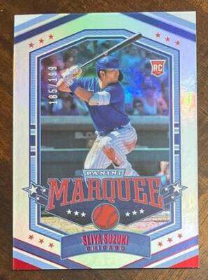 SEIYA SUZUKI - 2022 Panini Chronicles - Marquee Red - Card 5 - S/N