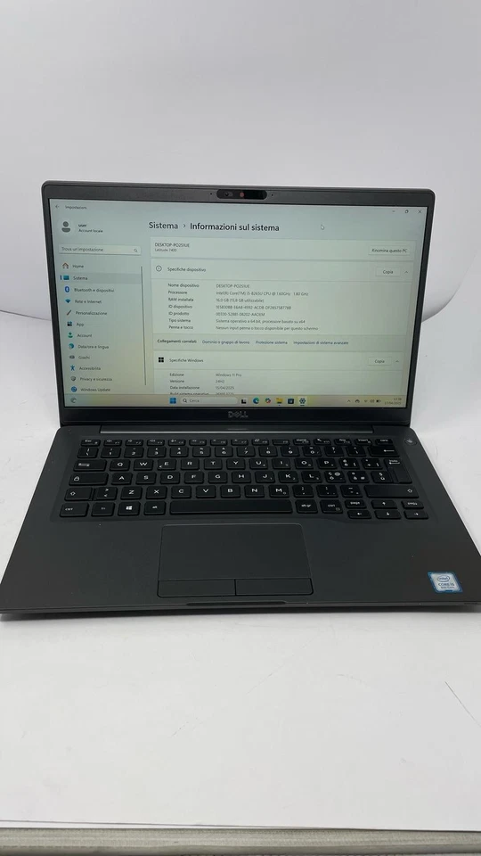 Dell Latitude 7400 · i5-8265U · 16GB · 256GB, foto 2 di 5