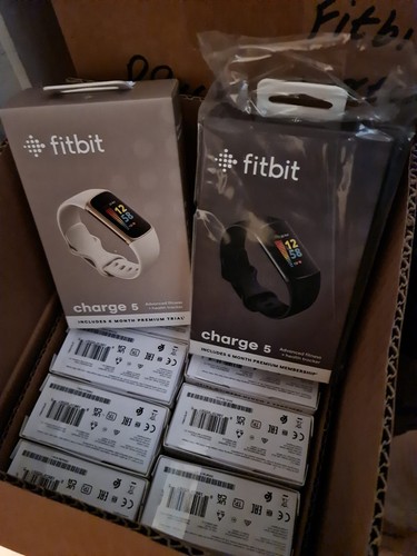 Fitbit Charge 5 Advanced Fitness + Health Tracker Stainless Steel New Black - Picture 3 of 8