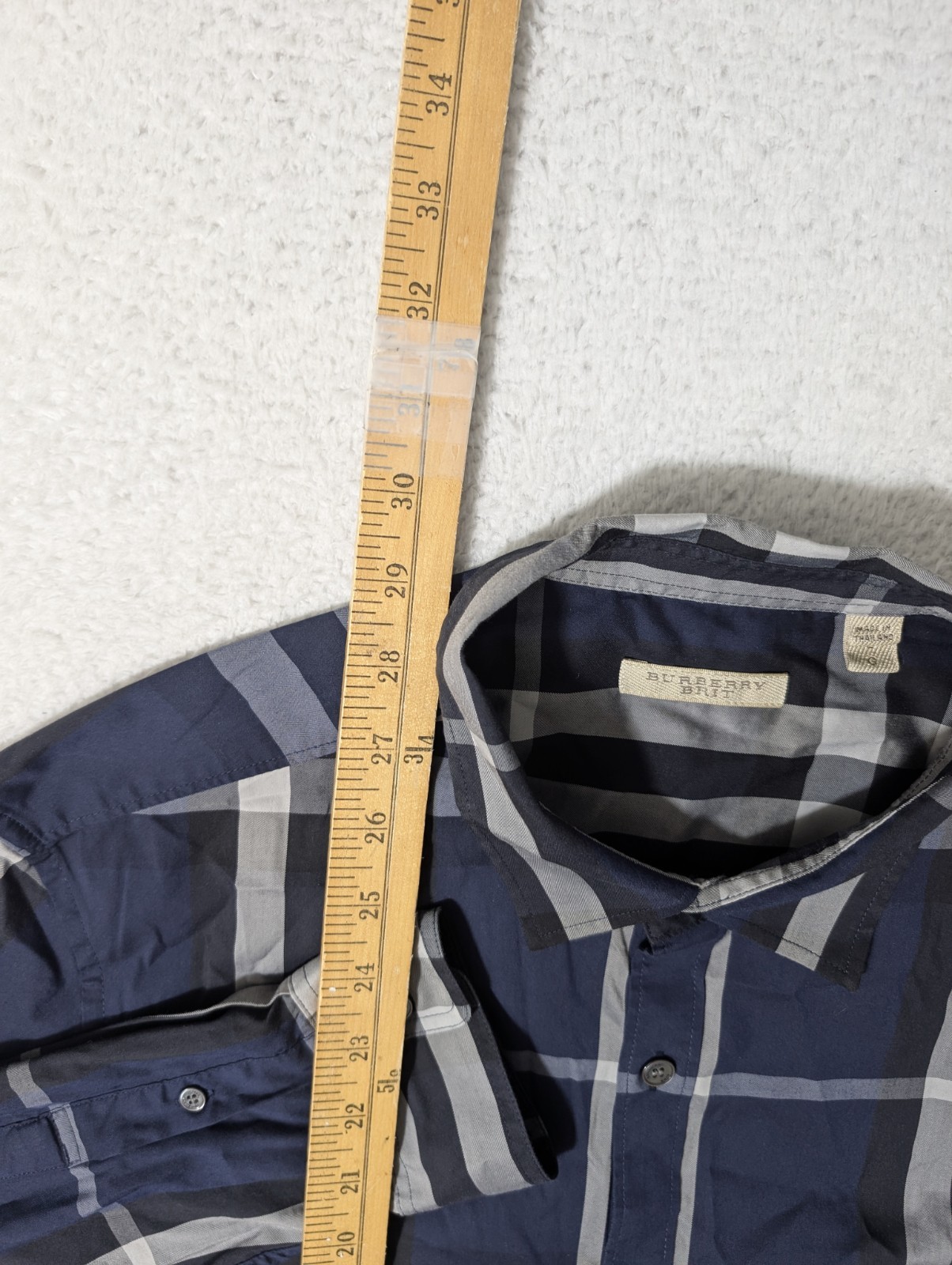 Burberry Check Stretch Performance Button Up Shir… - image 4