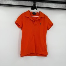Ralph Lauren Kids Orange Skinny Fit Polo Shirt Size XS