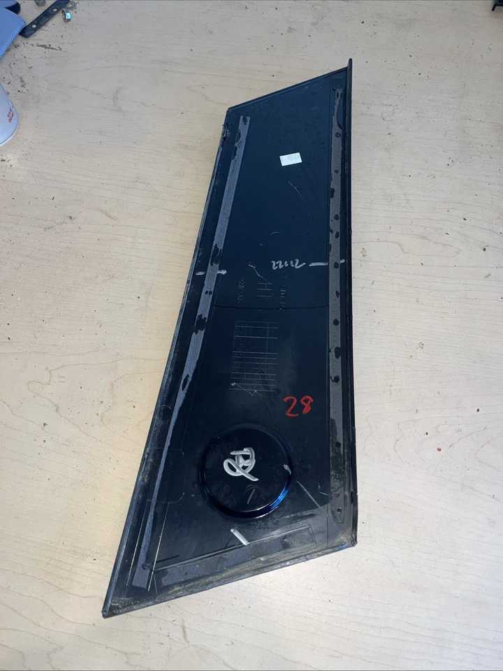 13-17 BUICK ENCLAVE OEM CROMO NEGRO CONDUCTOR TRASERO IZQUIERDO MOLDURA VENTANA IZQUIERDA MOLDURA Foto 2 de 2