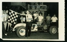 #9 MODIFIED WINNER-RACE PHOTO-1960S 