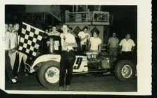 #9 MODIFIED WINNER-RACE PHOTO-1960S 