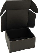 50 Pack Small Shipping Boxes, 4x4x2'', Corrugated Cardboard Mailers