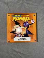 Crash Bandicoot Crash Team Rumble McDonald's Happy Meal Toy 2023 Spyro And Coco