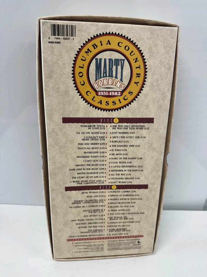 Essential Marty Robbins 1951-1982 (2 CD BOX SET) Columbia Country Classics - Image 2 of 4