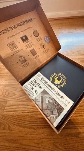 The Mystery Agency: The Man from Sector Six Puzzle Game | Escape Room in a Box - Picture 2 of 3