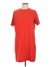 Everlane Women Red Casual Dress L