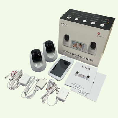 VAVA Smart Split Screen Baby Monitor 5'' 720p & Cameras VA-IH009