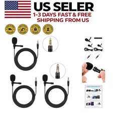 Affordable Lavalier Microphone Set - 3 Pack for Interviews and Video Recording