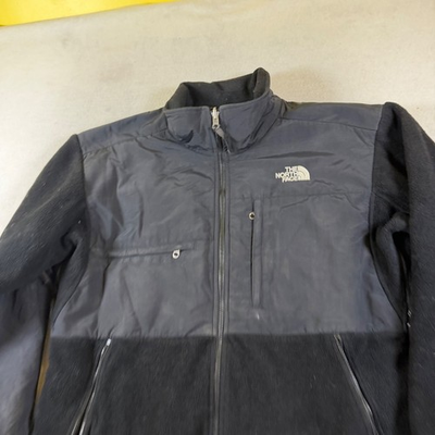 #ad The North Face Denali Fleece Jacket Mens Medium Black Full Zip Nylon Overlay $28.00