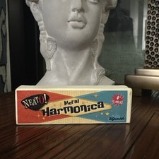 Vintage 10 Holes Beginner Harmonica for Kids Adults Gift Music Quality New