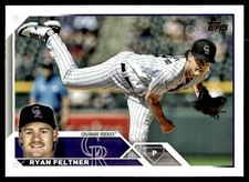 2023 Topps Update Baseball  Card Ryan Feltner Colorado Rockies #US84 8747