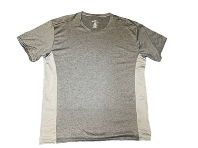 Real Essentials Shirt 2XL Mens Gray Crew Neck Tee Athleisure Moisture Wicking