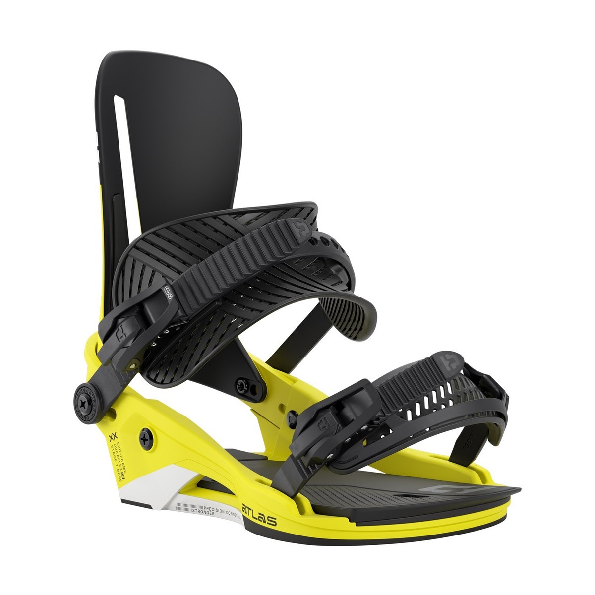 Union Atlas Snowboard Bindings Men's Medium (US 8-10) Hype Yellow