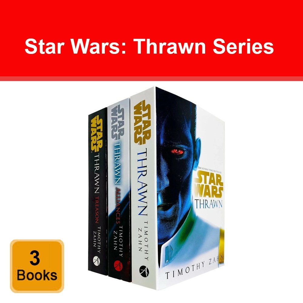 Star Wars: Thrawn Series Books 1 - 3 Collection Set by Timothy Zahn Alliances