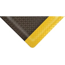 NOTRAX 990 Antifatigue Mat,Black,YllwBrdr,3ft.x5ft. 30RJ64