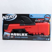 Nerf Roblox MM2 Shark Seeker Dart Blaster Gun Mega Darts Exclusive Virtual Code