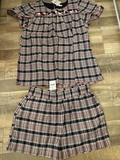 J Crew Crewcuts Girls Cotton Tops and Shorts Set Size 16 New With Tag