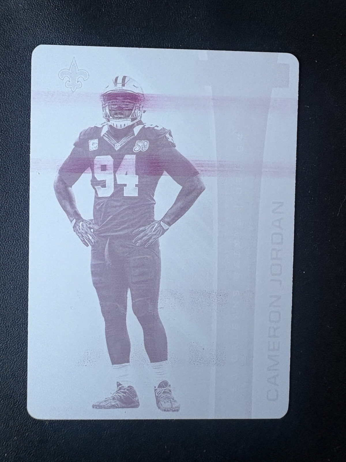 2017 Rookies And Stars  Cameron Jordan 1/1 Magenta Plate