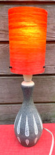 Vintage table lamp base 50s 60s Pifco atomic rockabilly splatter modernist