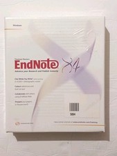 Endnote X4 Workstation for PC Windows Research Publishing Bran New Sealed