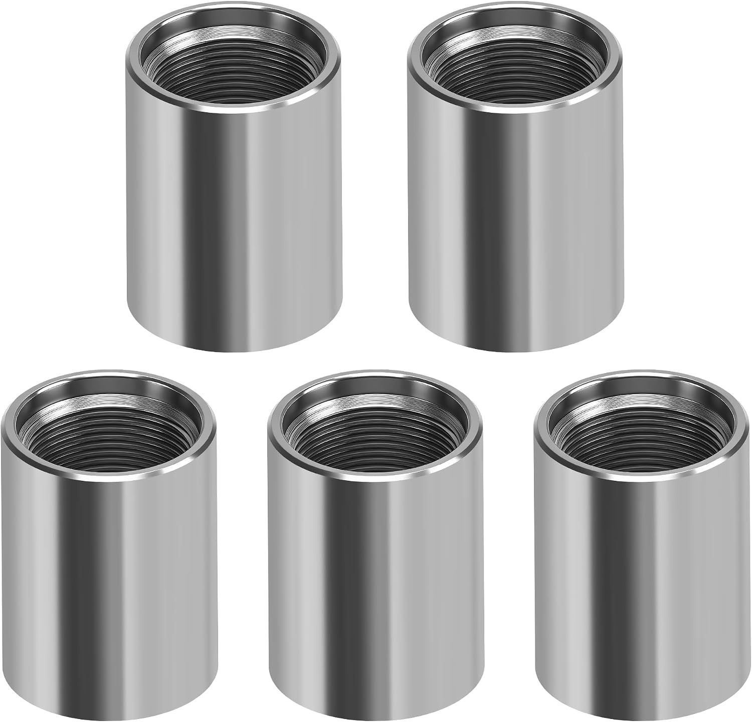 Female Galvanized Well Point Drive Coupling Steel Sand Point Kit 11/4 In 5 PCS