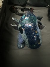 Ty FLIPPABLES Sequins Beanie Boos - KATE Dragon 6" Plush Stuffed Animal Toy