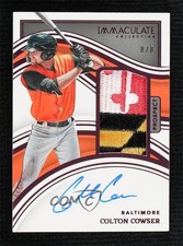 2023 Panini Immaculate Prospect Pink 8/8 Colton Cowser #60 Patch Auto uk2