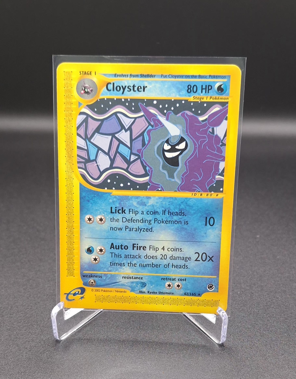 Pokemon Company Cloyster 42/165 Expedition Base Set
